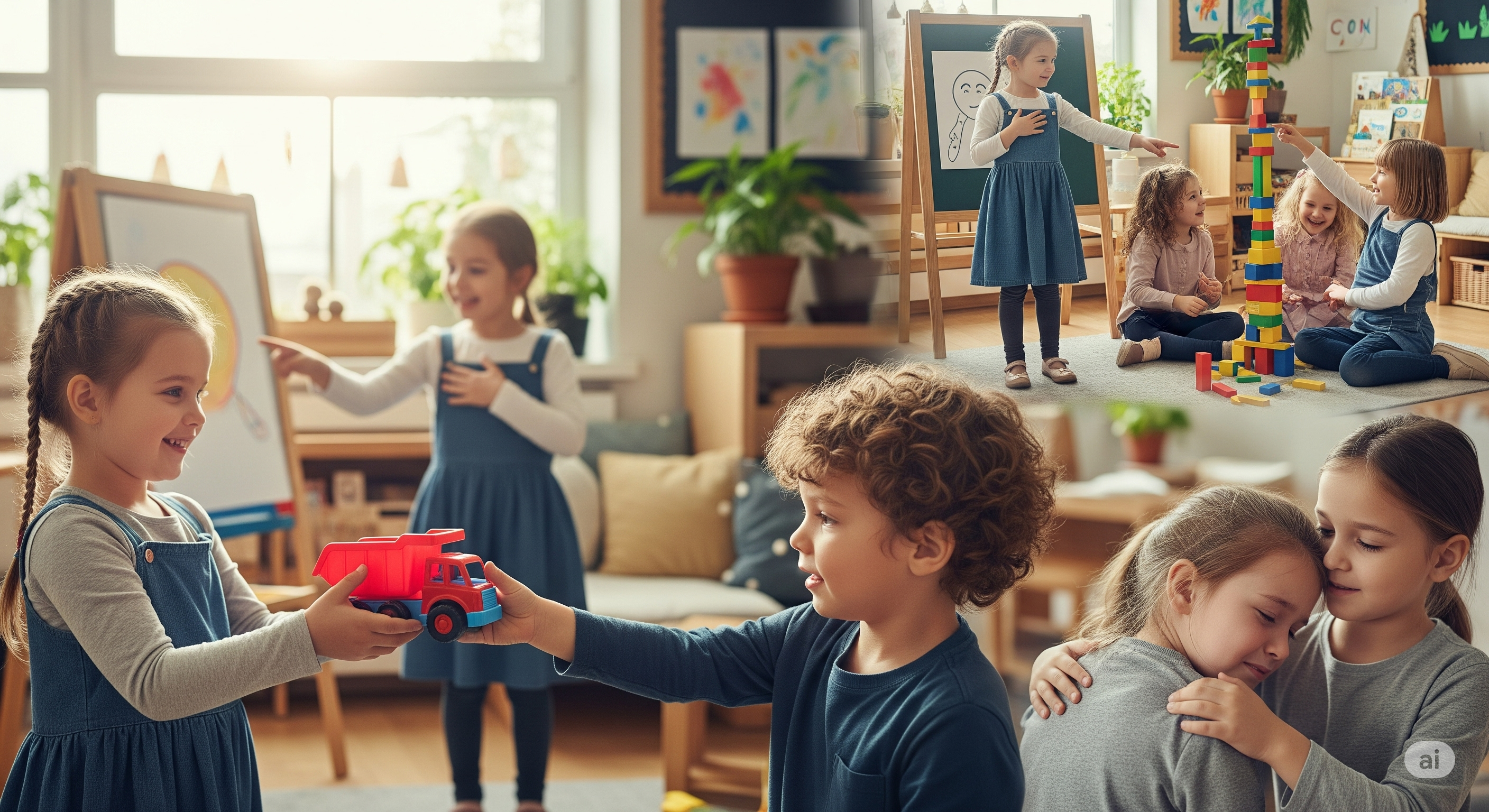 사회성 발달 관련 아이들 사진