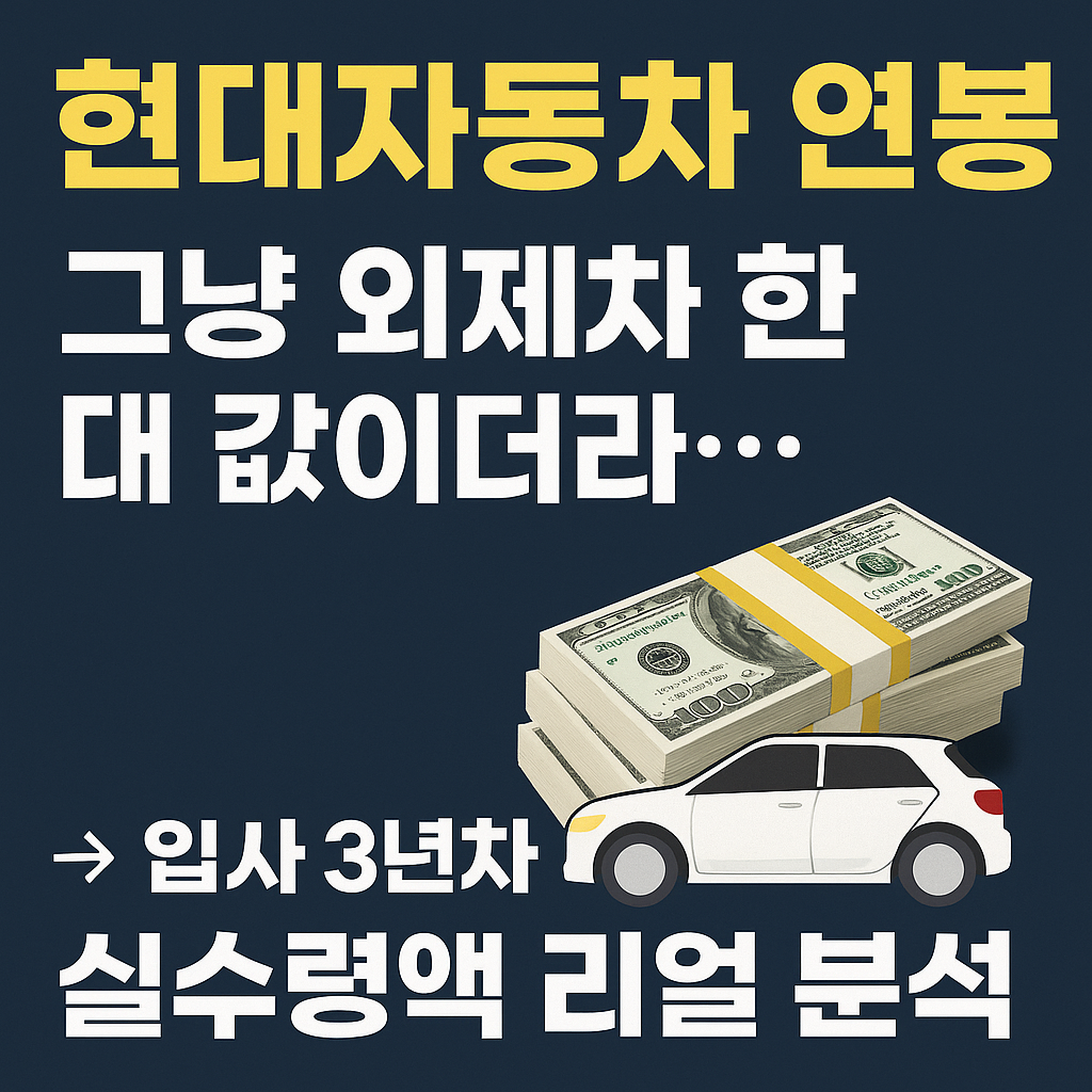 현대자동차 연봉