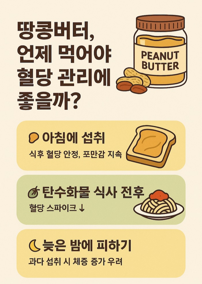 땅콩버터, 그냥 맛있는 게 아니었어! 혈당 관리에 완벽한 타이밍 공개