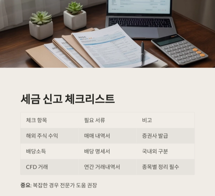 5월 종합소득세 신고 : 주식 투자자가 반드시 알아야 할 세금 포인트