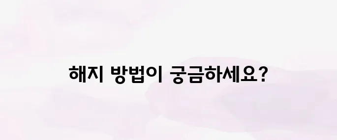 디즈니 플러스 해지 방법│구독 취소 순서 완벽 정리