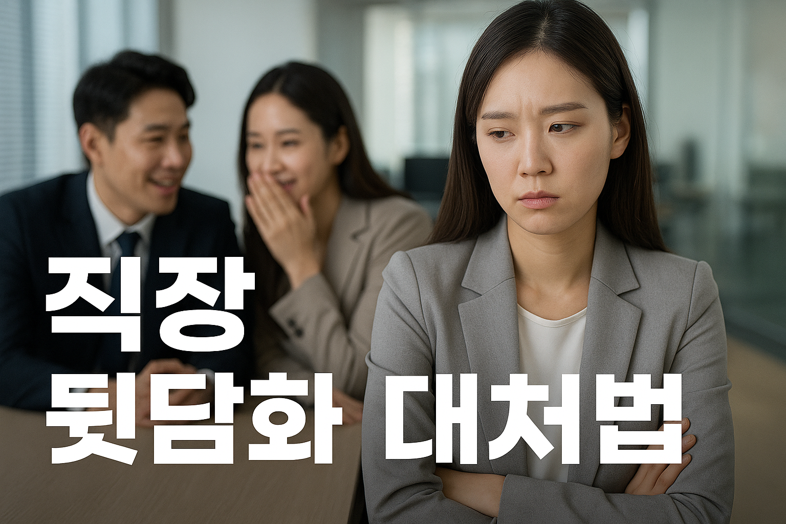 직장 내 뒷담화 갈등 해결법