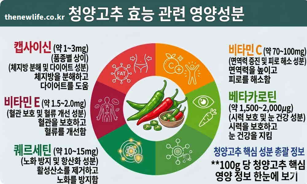 청양고추 효능 영양성분
