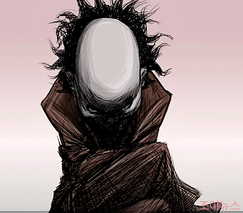 웹툰 이끼의 천용덕, 독기를 뿜어내는 모습