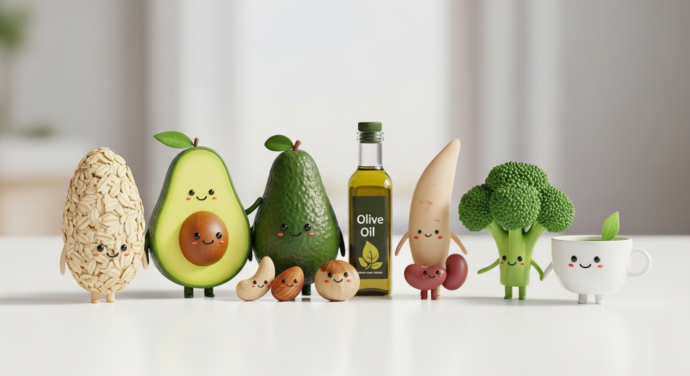 콜레스테롤 낮추는 음식