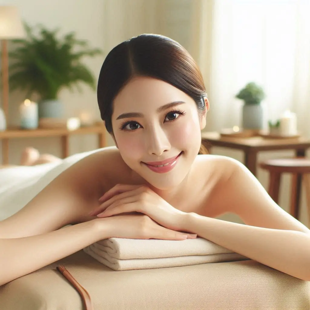 피부,체형관리 샵 배경