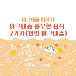 마그네슘이 풍부한 음식 7가지