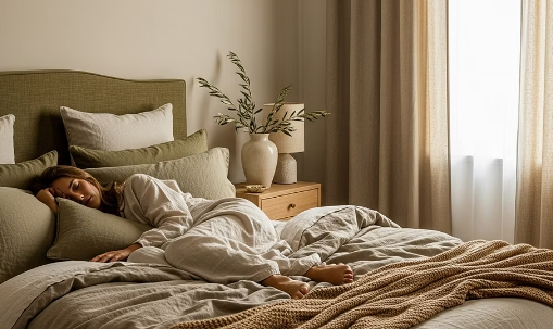 수면 중인 여성