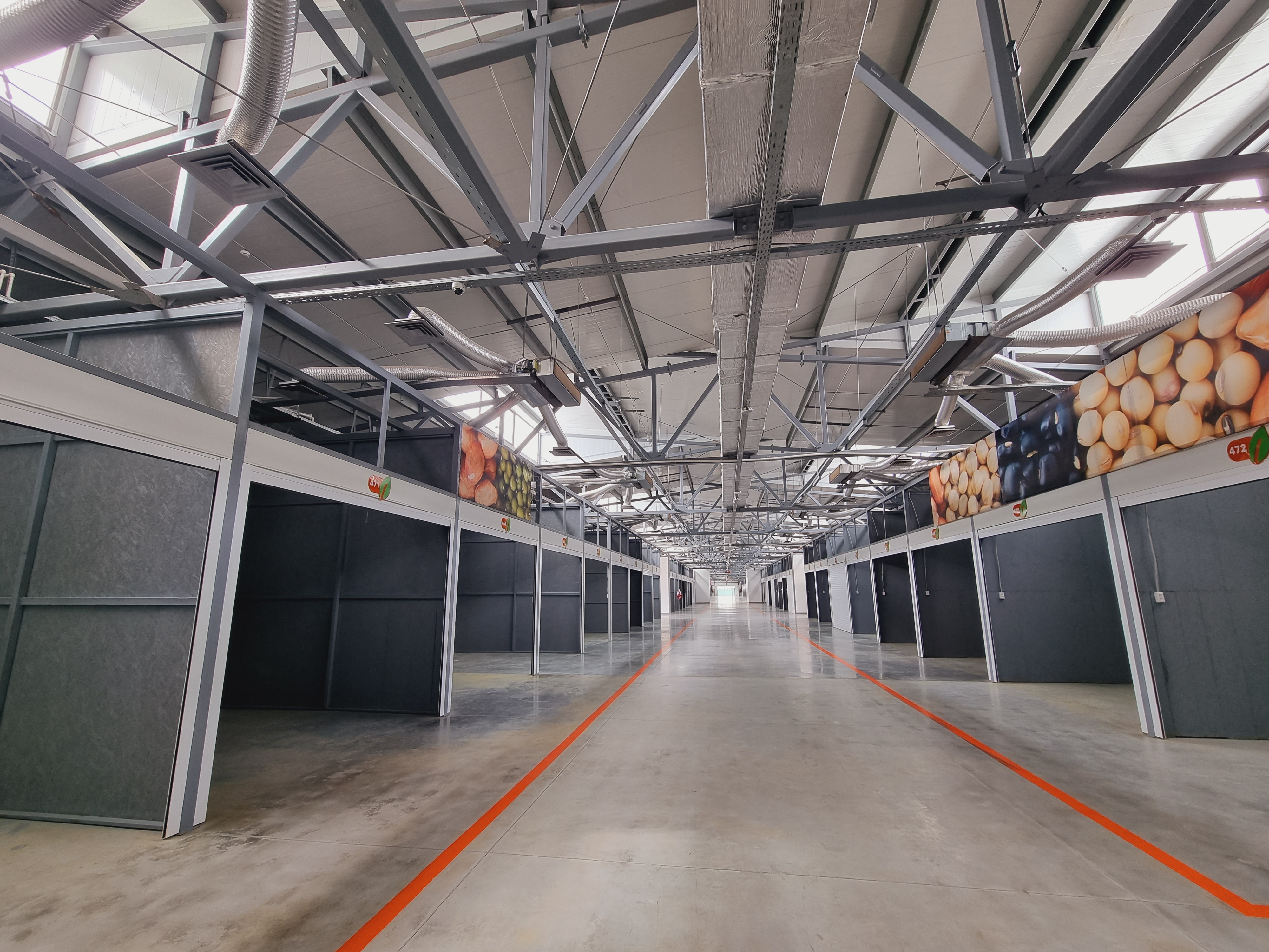 비어있는 농산물 도매시장