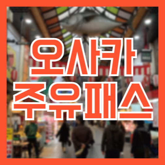 오사카 주유패스 종류 가격 시설 주의사항!