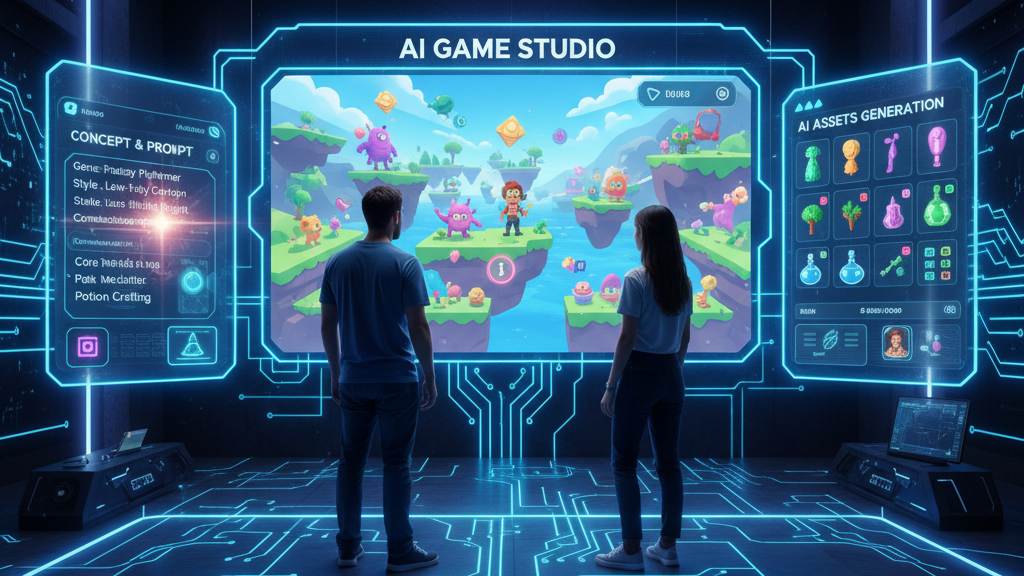 코딩 없이 AI로 게임 만들기