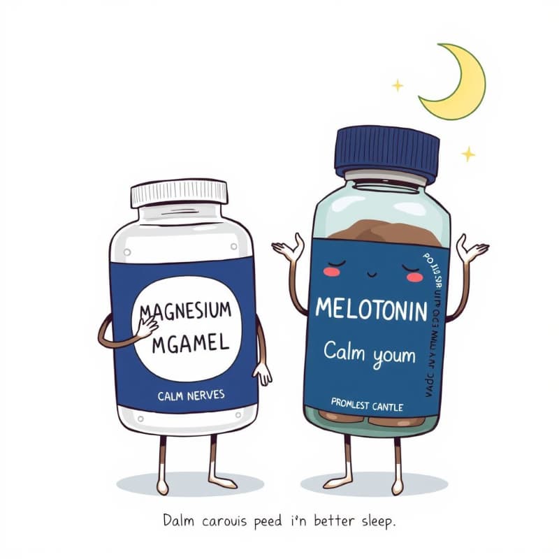 마그네슘·멜라토닌 도움받기