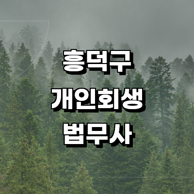 청주 흥덕구 개인회생 법무사