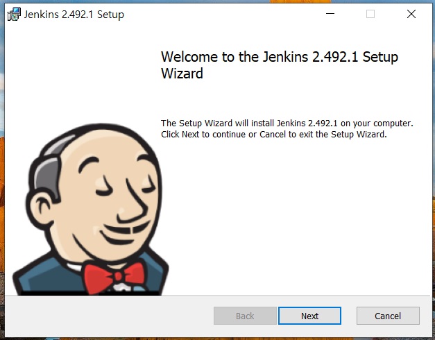 Windows Jenkins MSI 설치 마법사