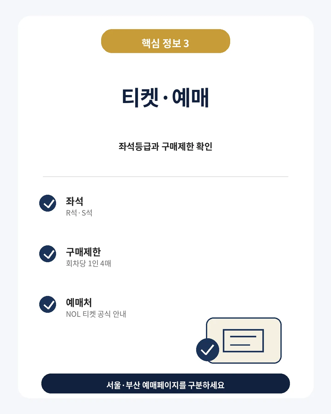 쏜애플 콘서트 좌석별 티켓 가격 안내