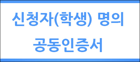 신청자 공동인증서