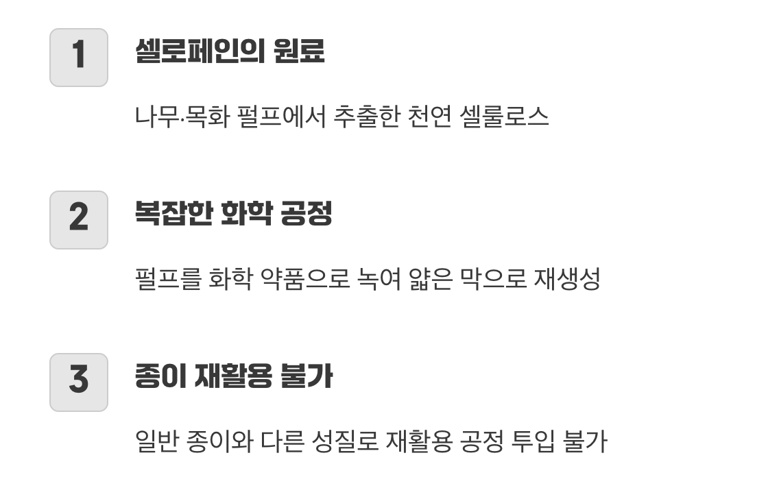 ‘종이’처럼 보이지만, ‘종이’가 아니에요