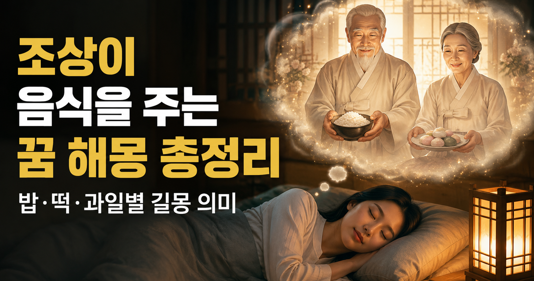 조상이 음식을 주는 꿈