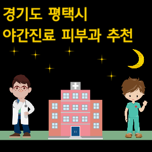 평택시 야간진료 피부과 병원 추천