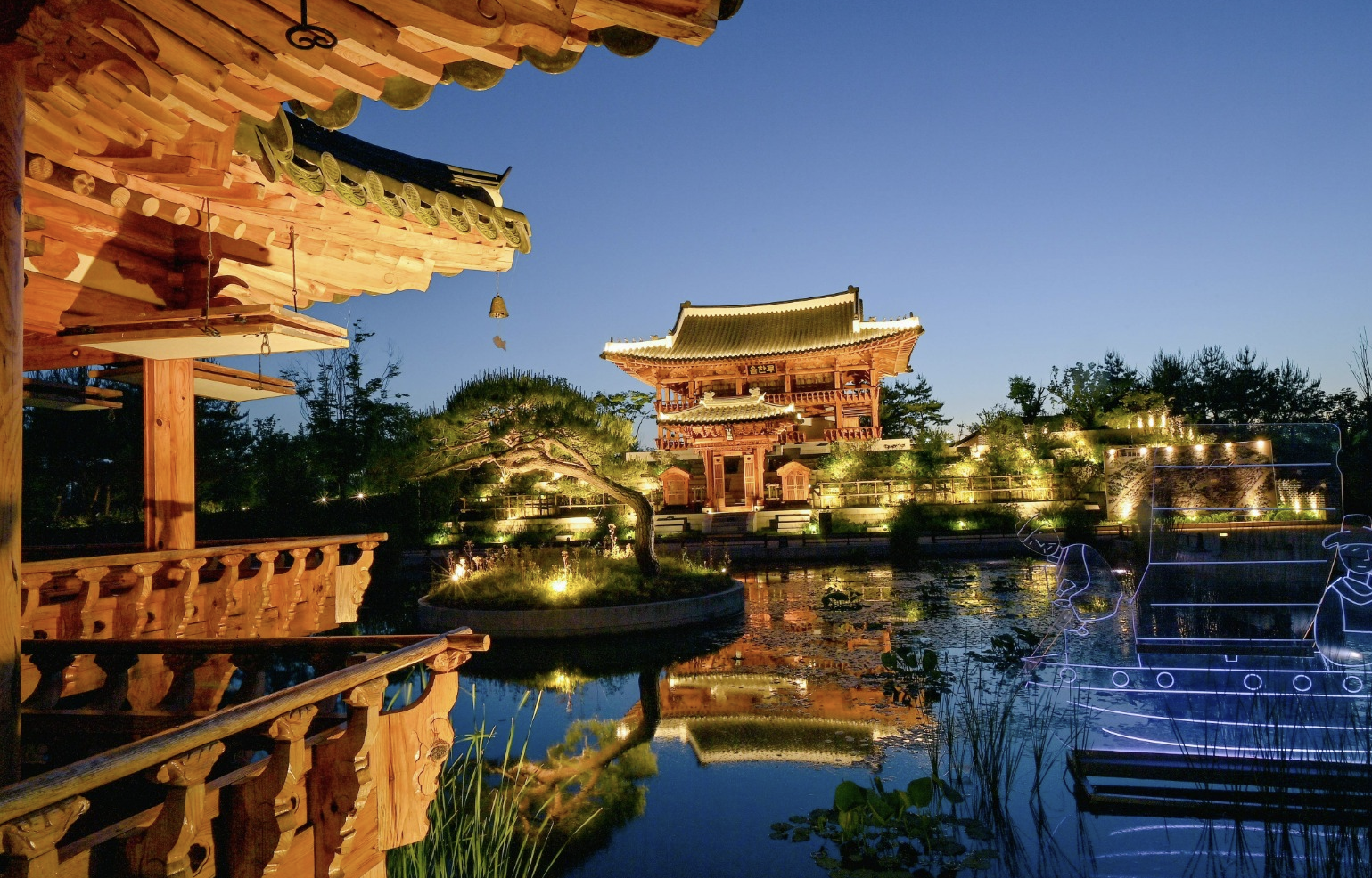 국립세종수목원 야간개장 전경