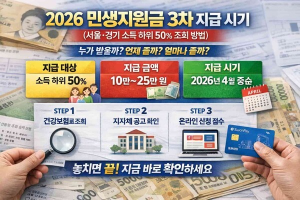 민생지원금 확대