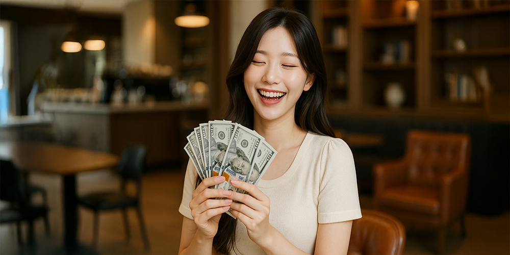 꿈에서 돈 세는 사람