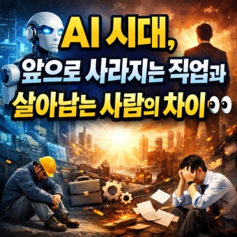 AGI 등장 시 사라질 직업 vs 살아남을 직업 BEST 7