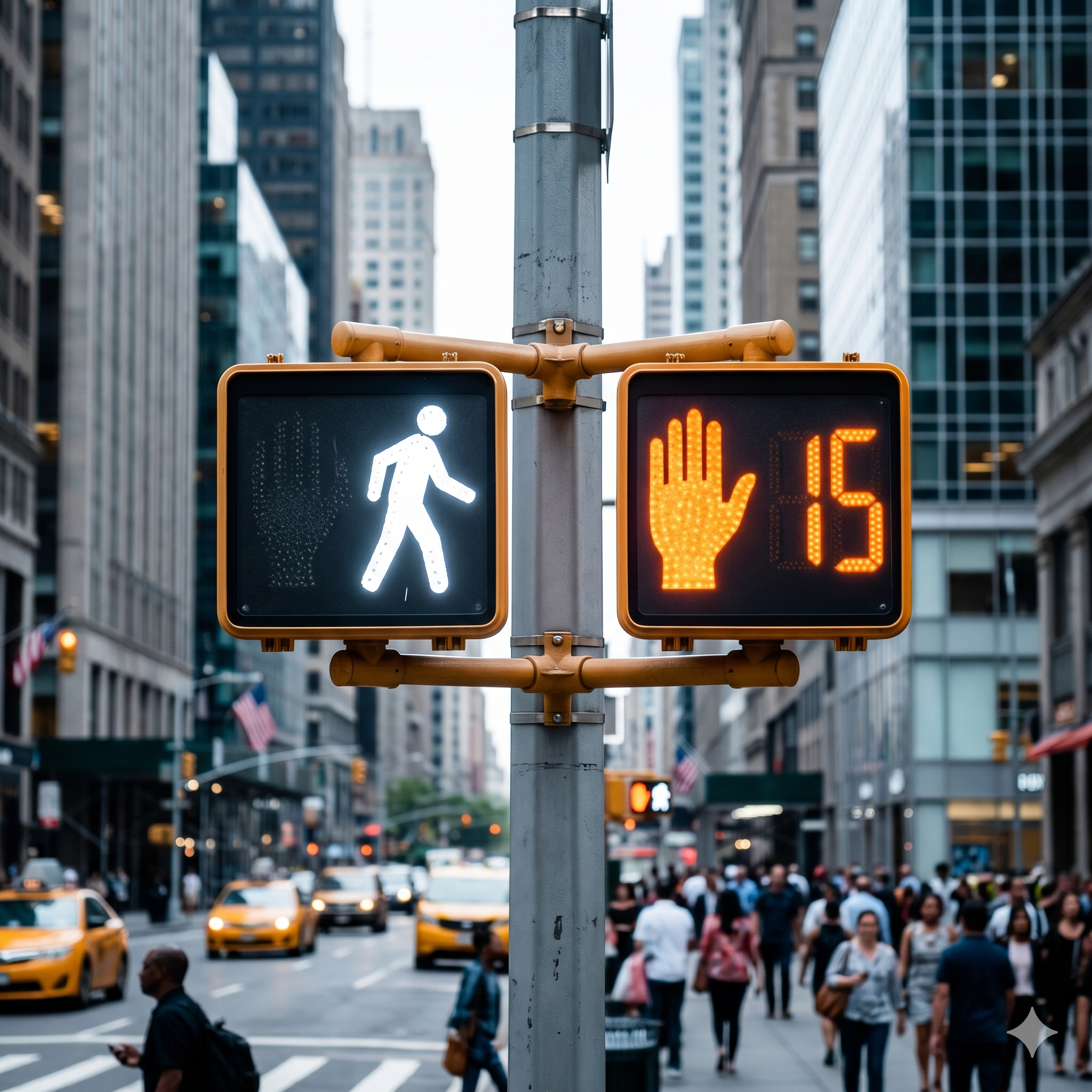 뉴욕 거리에서 만나는 특별한 보행자 신호등 이야기