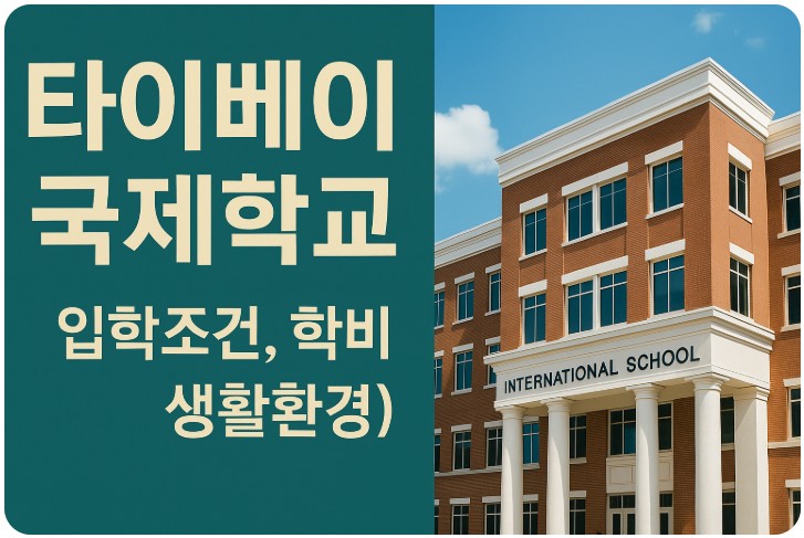 타이베이 국제학교 ( 입학조건, 학비, 생활환경 ) 관련