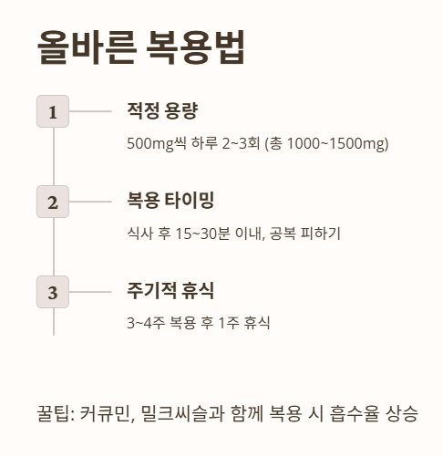 베르베린 복용법