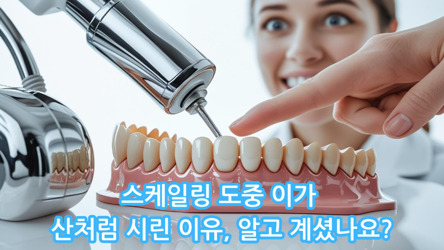 스케일링 도중 이가 산처럼 시린 이유, 알고 계셨나요?