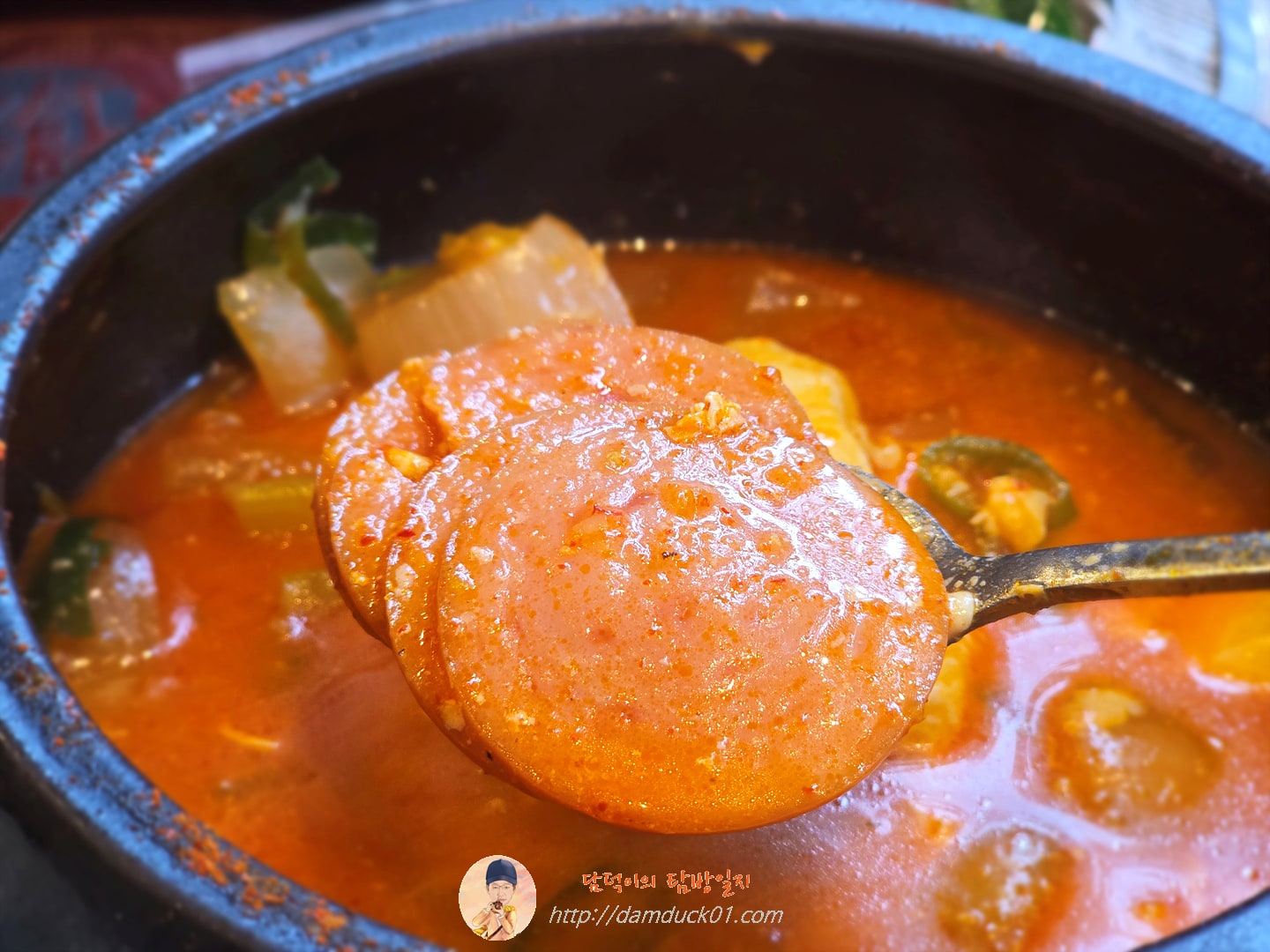 찌개정식(햄치즈순두부찌개)