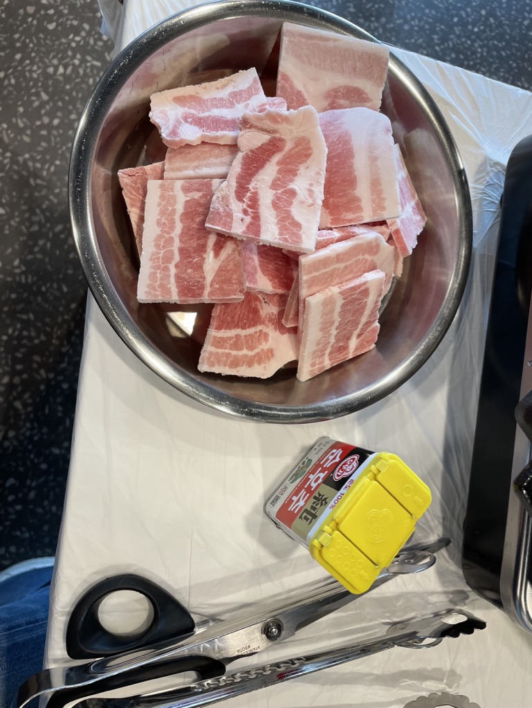 스뎅식당 냉동삽겹살 2인분