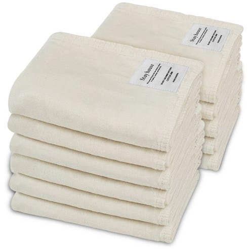 수건 고르는법 형광증백제 무형광 비교