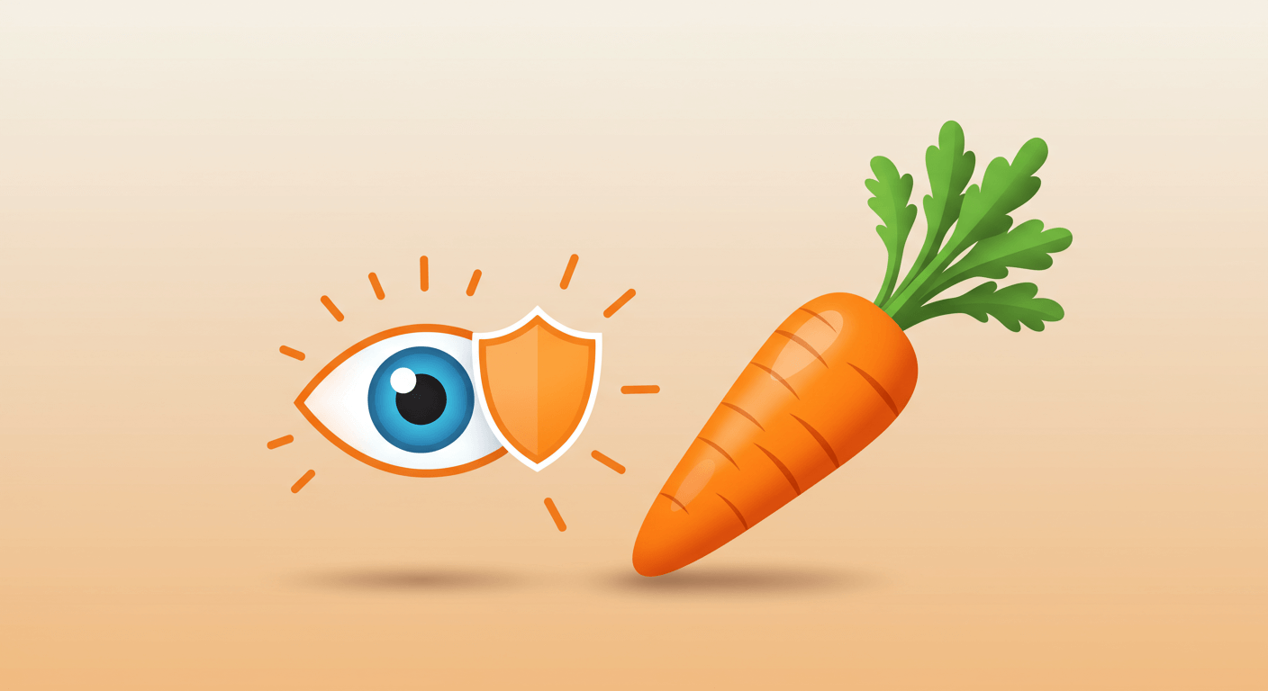 눈 건강 개선 – 베타카로틴의 핵심 역할