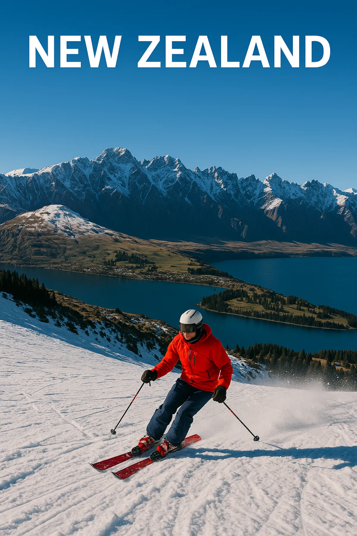 뉴질랜드 스키장 사진