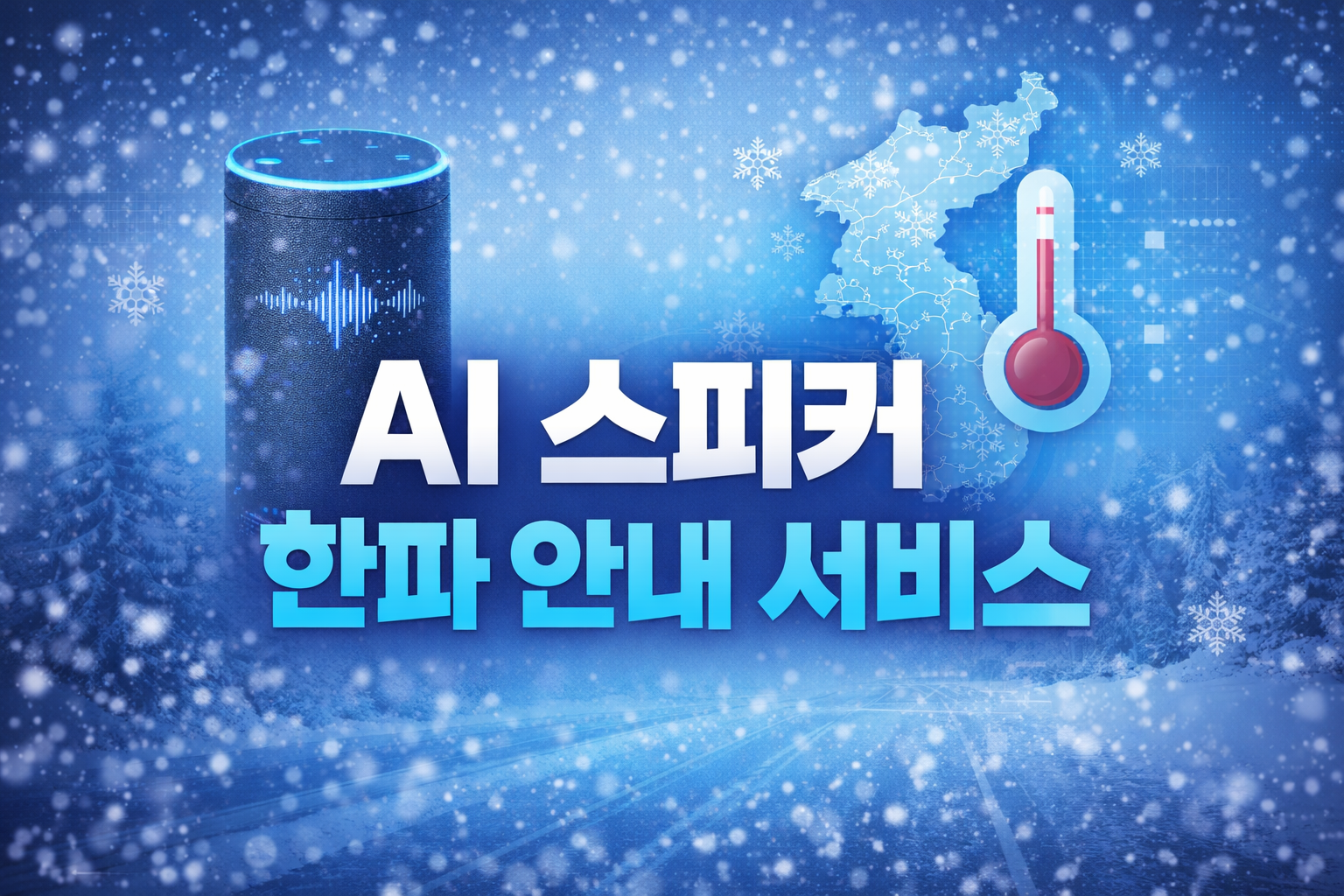 AI 스피커로 듣는 한파 경보…어르신 맞춤형 안내 확대