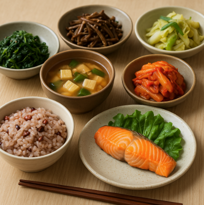 면역력을 높이는 자연식 식단 사진