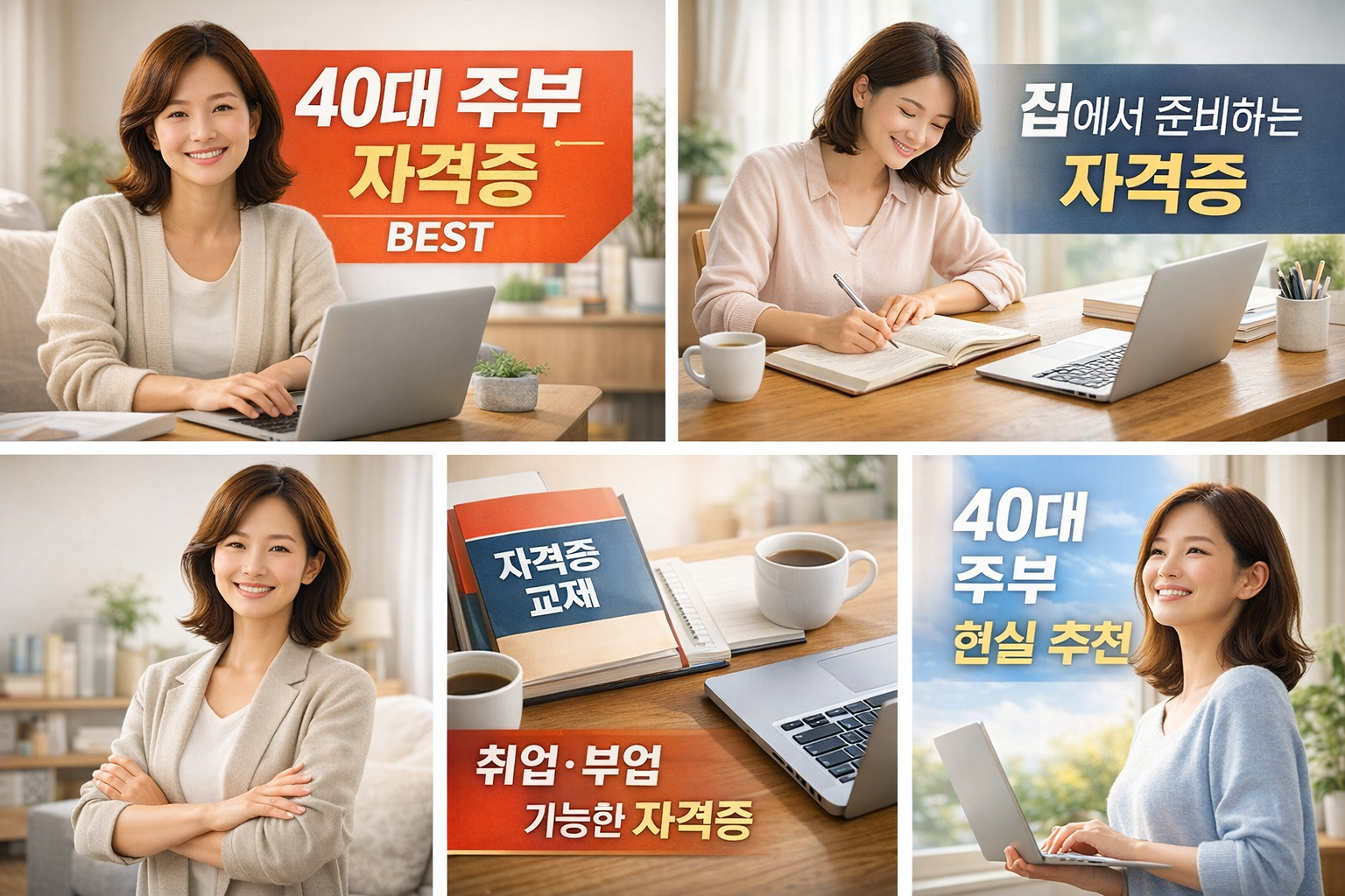 40대 주부가 딸 수 있는 자격증