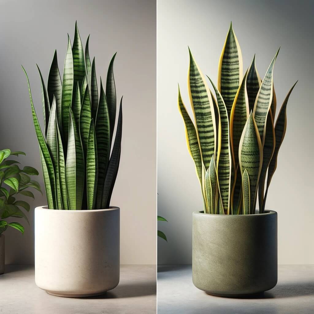 스투키와 산세베리아 이미지