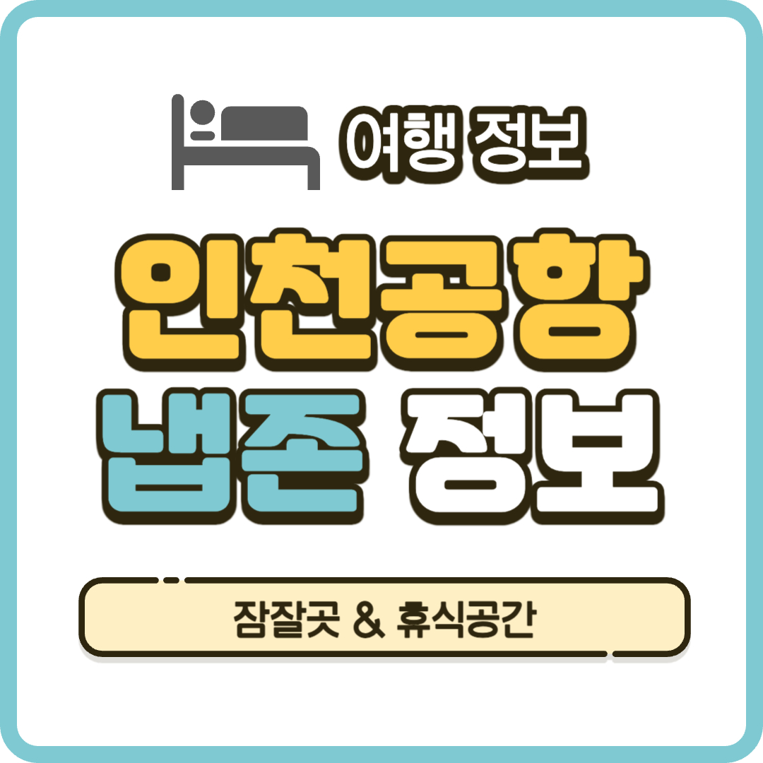 인천공항 냅존 정보 위치