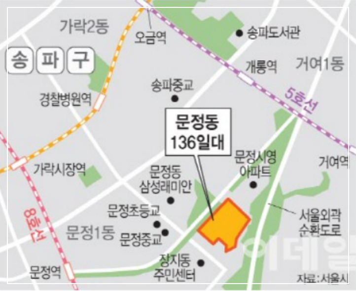 서울 마지막 분양가 상한제 단지 서울 송파구 문정동 &#39;힐스테이트e편한세상문정&#39; 일반분양 청약 정보 (일정&#44; 분양가&#44; 입지분석)