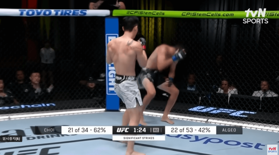 최두호 이정영 최승우 ufc on ESPN 60 경기 하이라이트