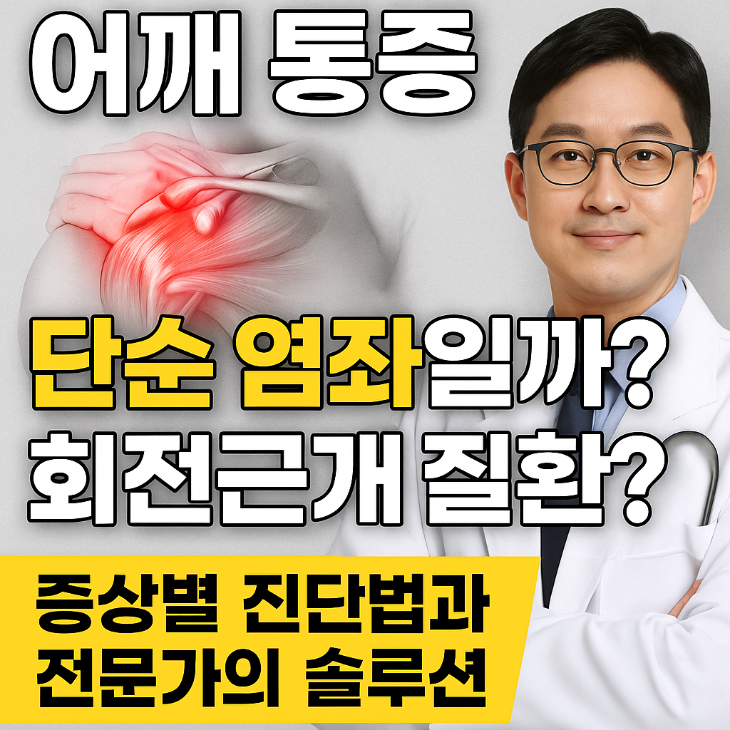 어깨 통증, 단순 염좌일까? 회전근개 질환일까?