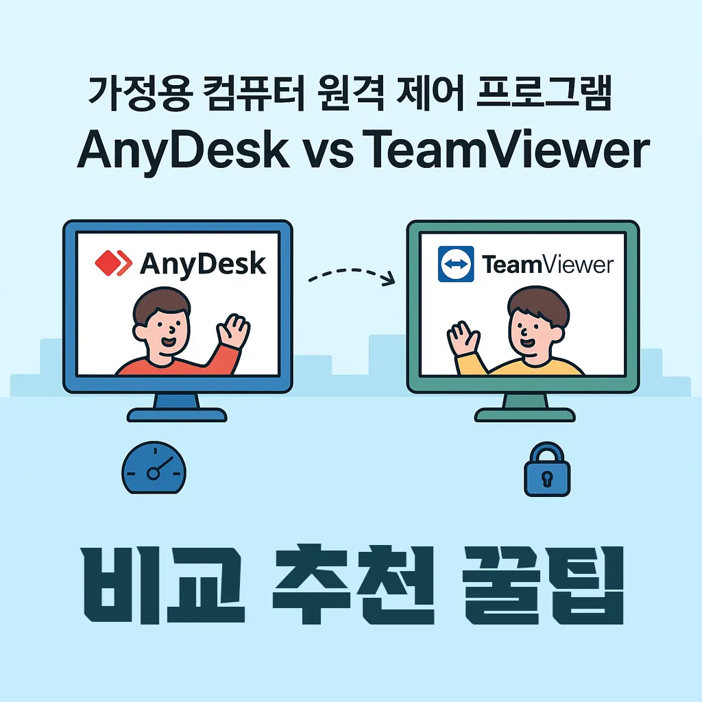 애니데스크 팀뷰어 원격 제어 프로그램