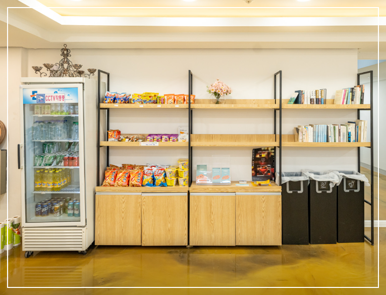 비지터 게스트하우스 2층 간단한먹거리