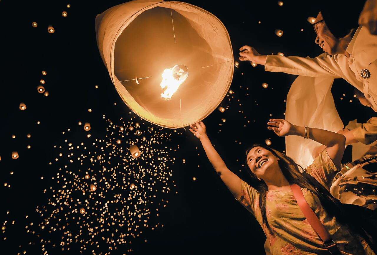 치앙마이 러이끄라통 이펭 축제
