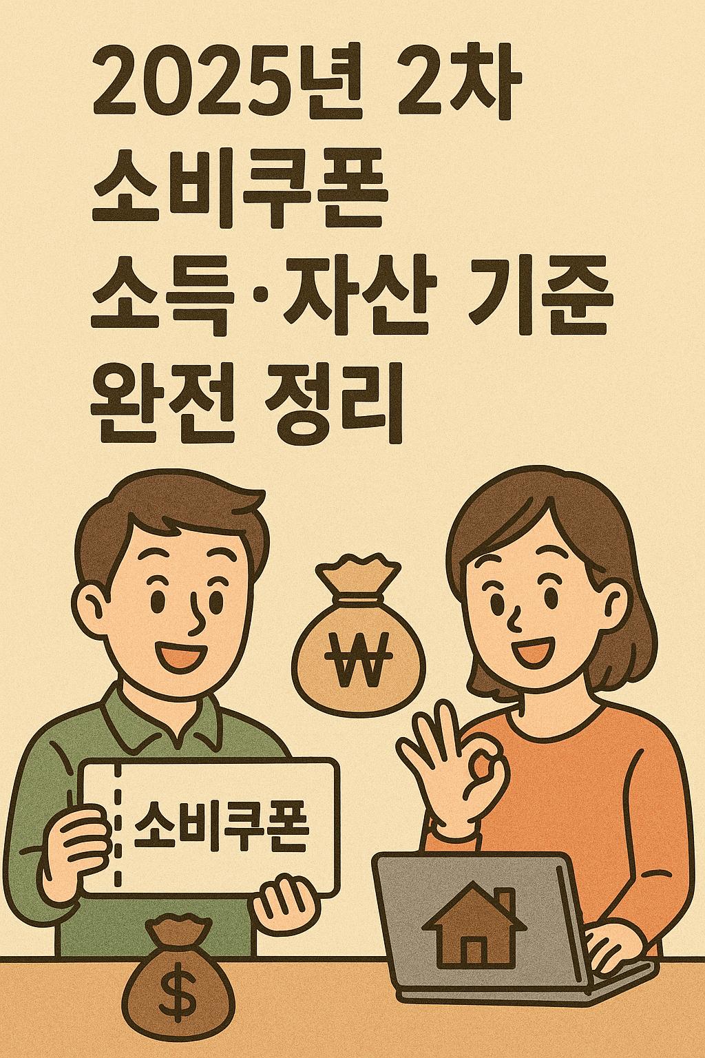 2025년 2차 소비쿠폰 소득·자산 기준 완전 정리