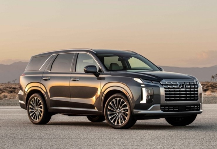 팰리세이드 전측면 사진