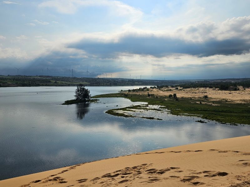 무이네 화이트샌듄에서 본 아름다운 풍경